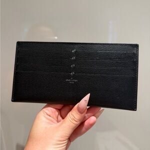 Louis Vuitton Pochette Felicie Black Leather Card Holder